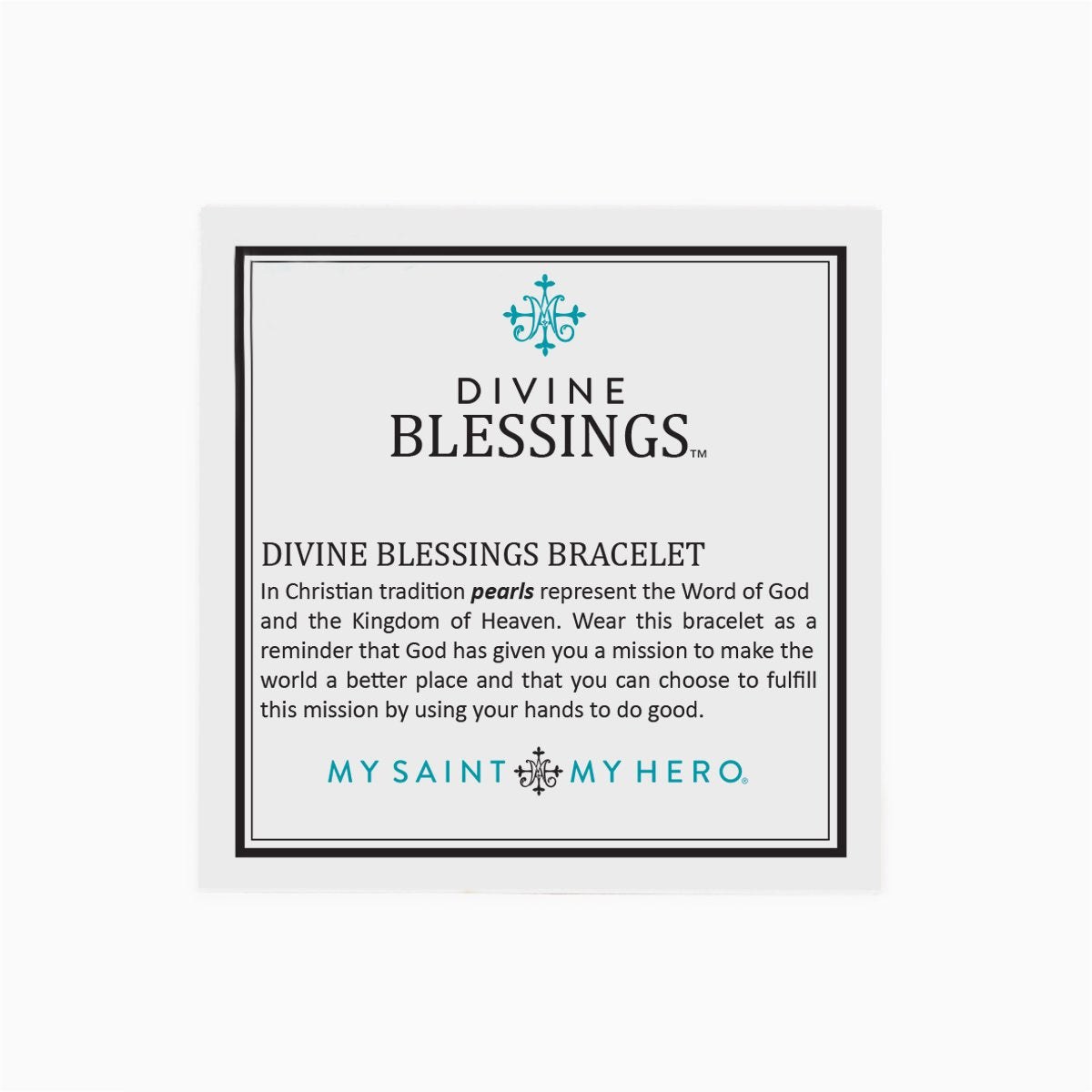 Divine Blessings Crystal Pearl Bracelet