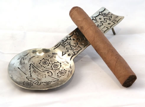 Stamped Cigar Ashtray