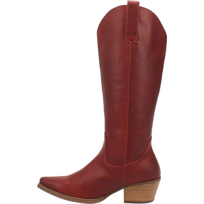 Burnished RED Ladies 14" Western Boot by Dingo