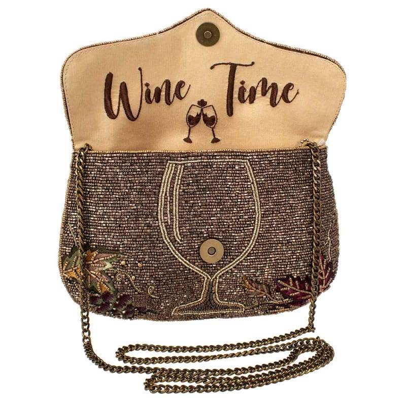 Wine Time Crossbody Clutch