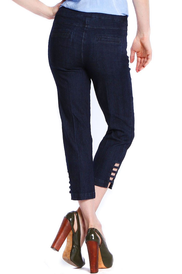 SLIMSATION Denim Pull On Capri Jeans