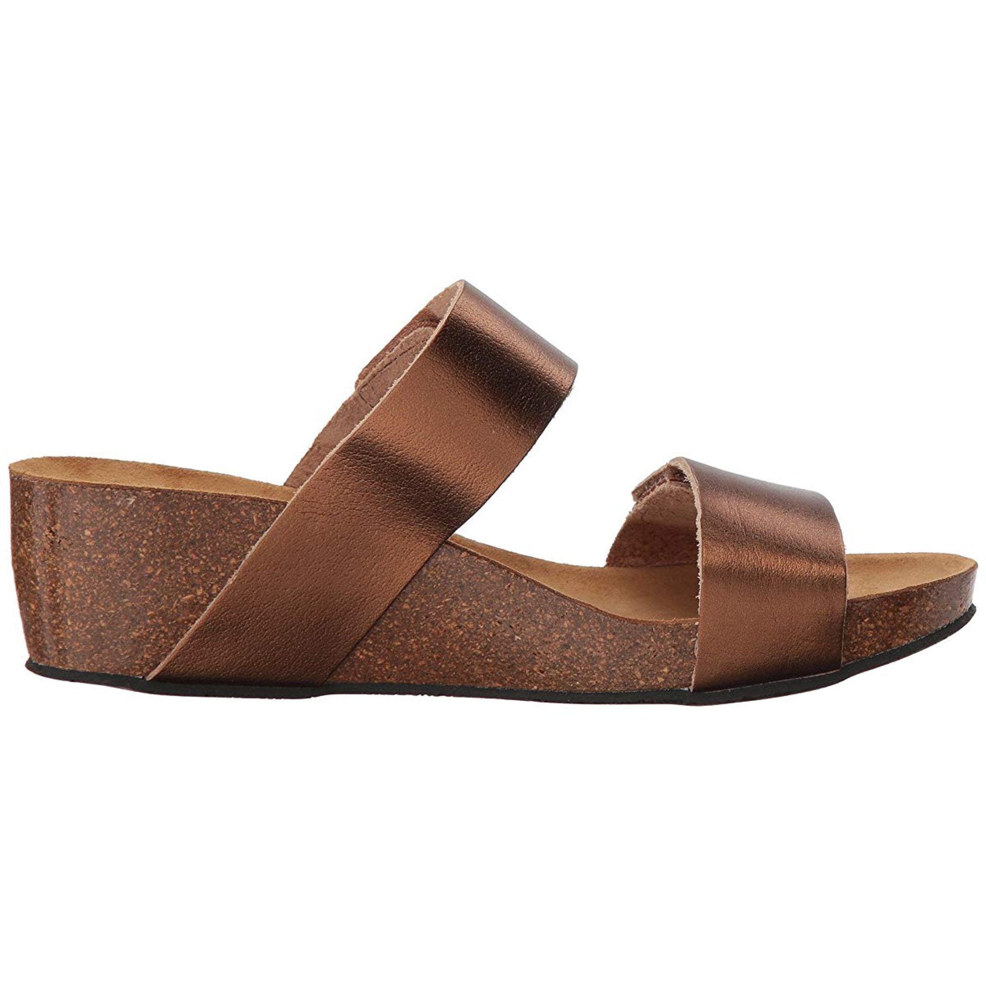 Eric Michael Liat Bronze Wedge Sandal