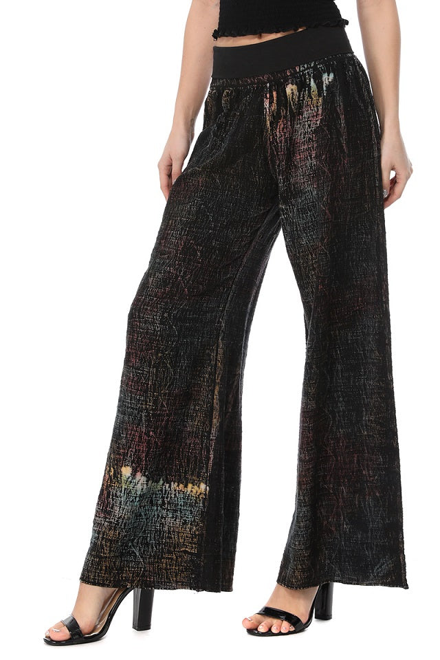 SPECIAL TIE DYE High Waisted Flare Pants