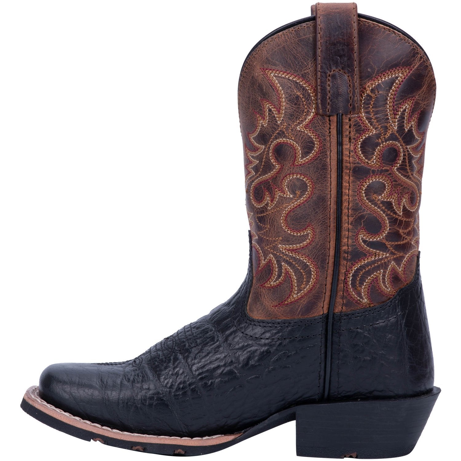 Children's Dan Post Black/Rust Boot