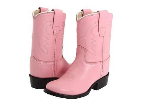 Old West Toddler Pink Roper Boot