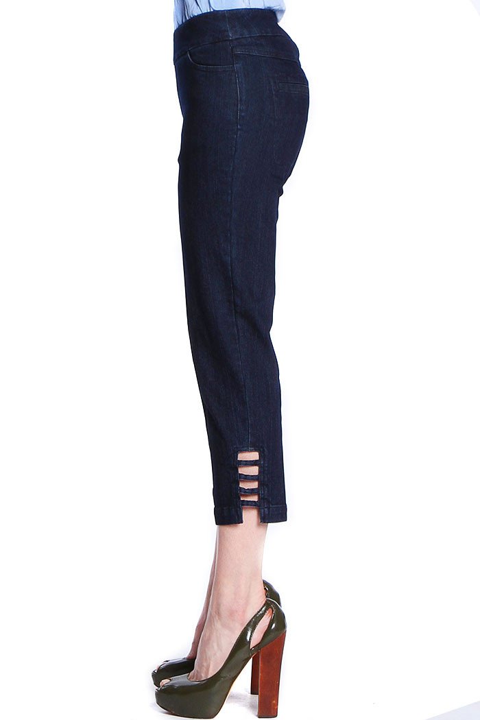 SLIMSATION Denim Pull On Capri Jeans