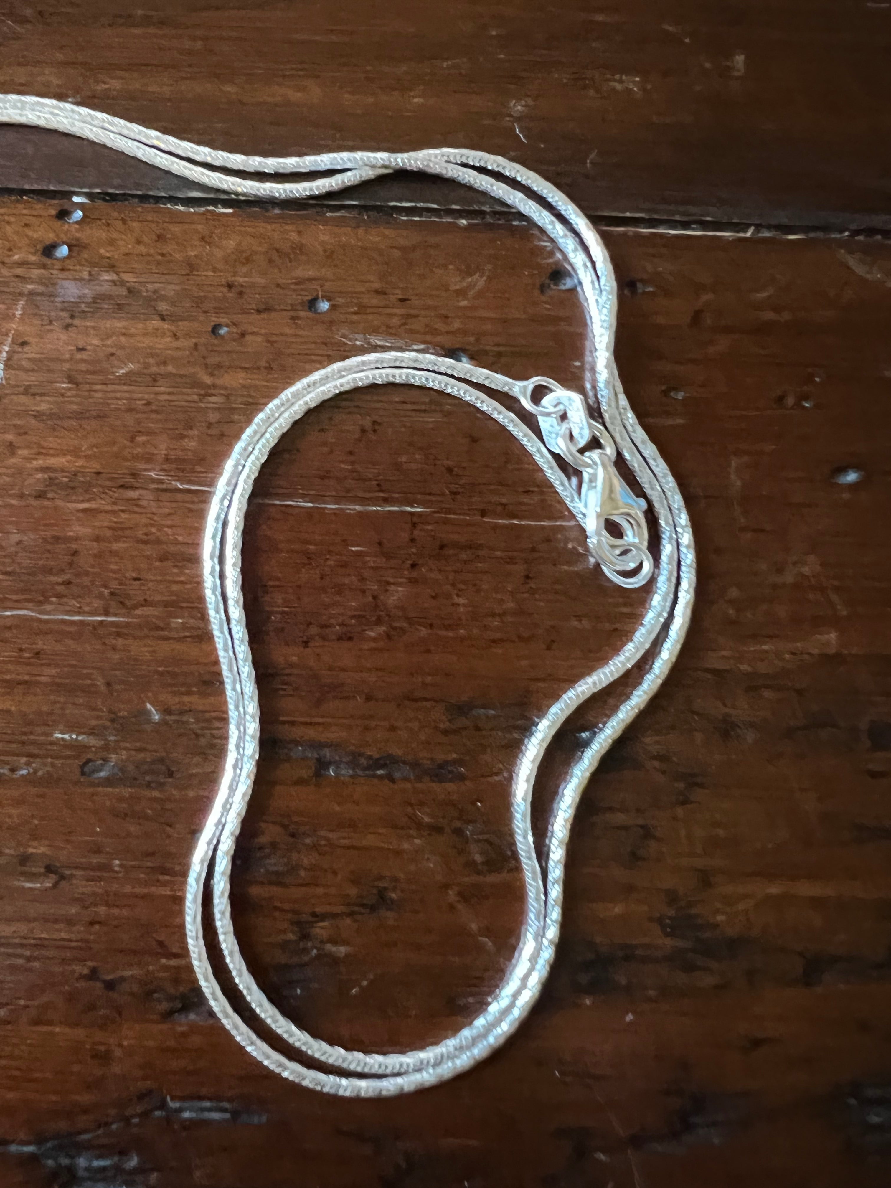 24" Sterling Silver Snake Chain