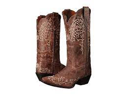 Jasmine Distressed Leather Boot by Laredo