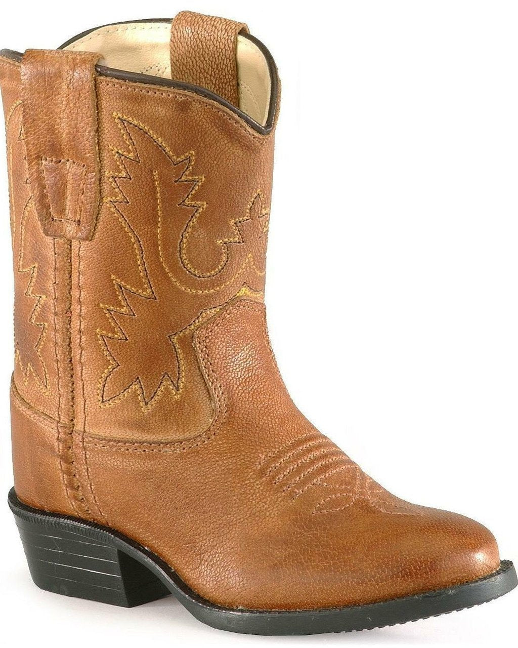 Old West Toddler Tan Western Boot