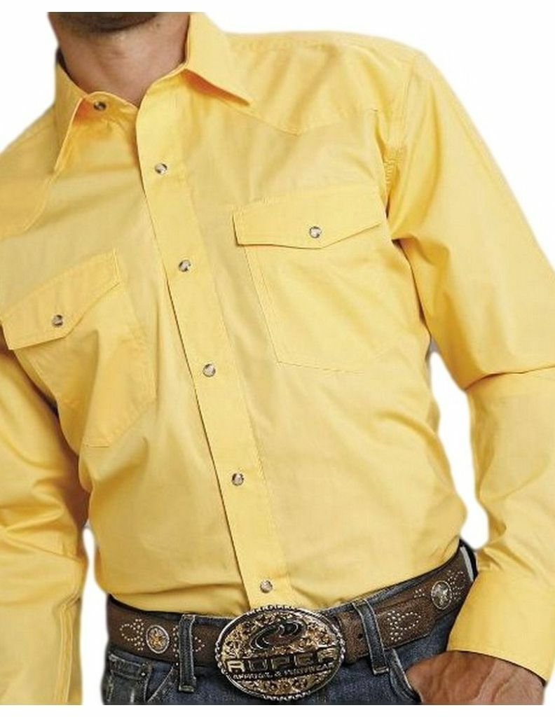 Roper Yellow Men's Western Shirt