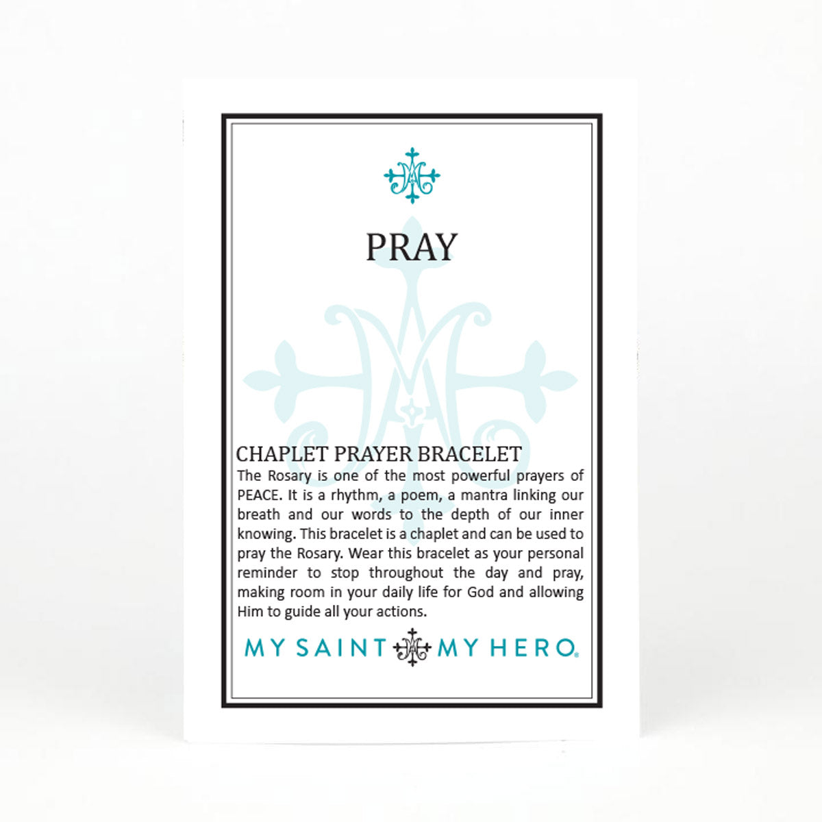 PRAY Chaplet Prayer Bracelet
