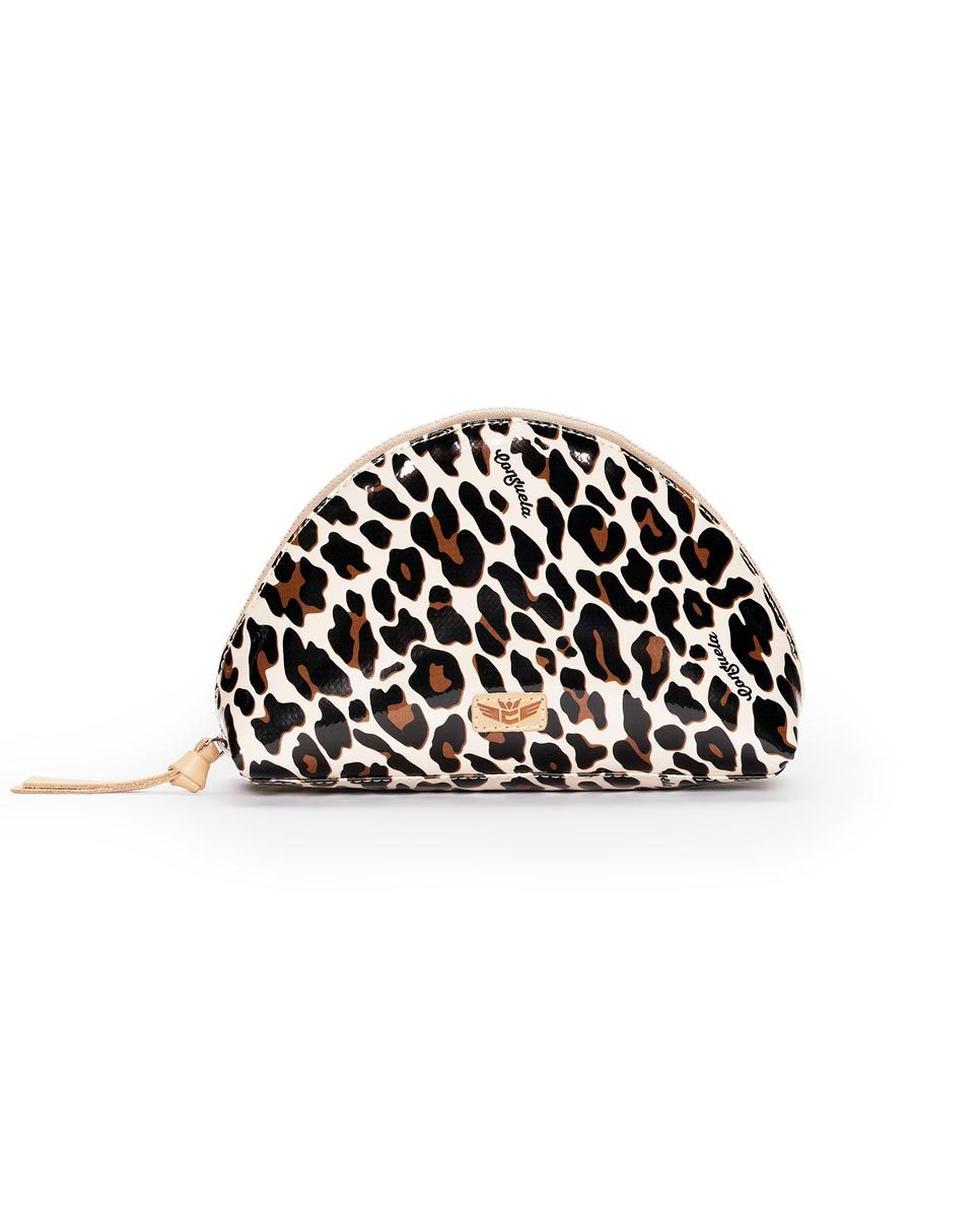 Mona Brown Leopard Large Cosmetic