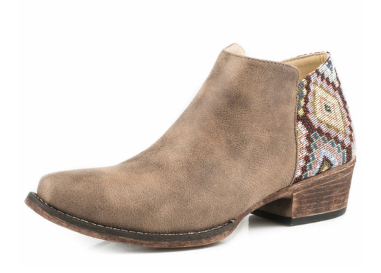 Aztec Heel Trim Sedona Bootie