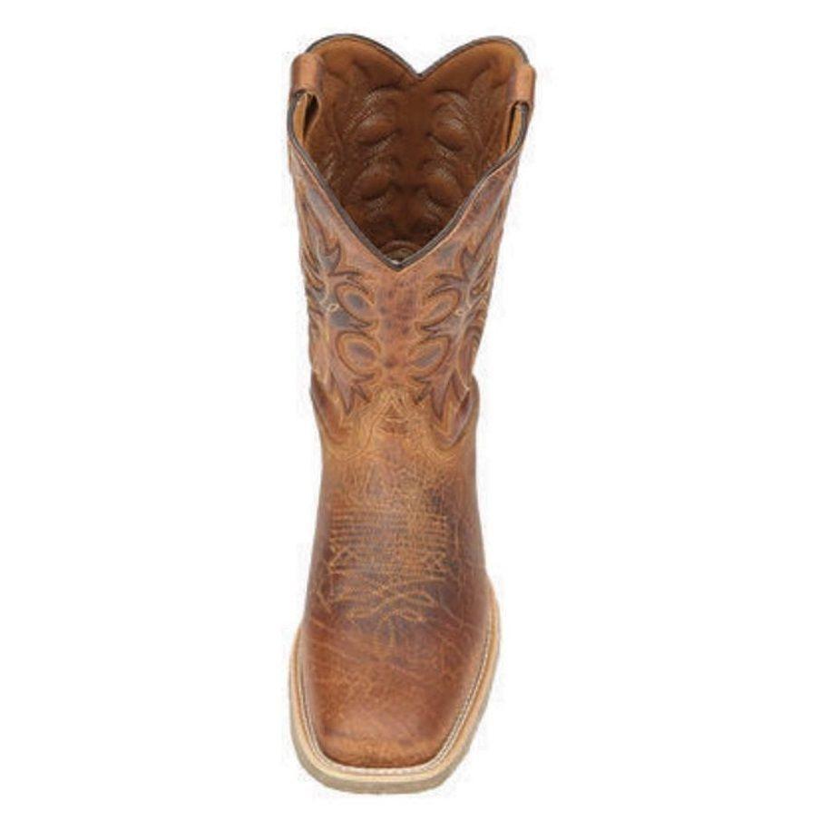 Laredo Men's Rancher Rust Stockman Square Toe Western Boots