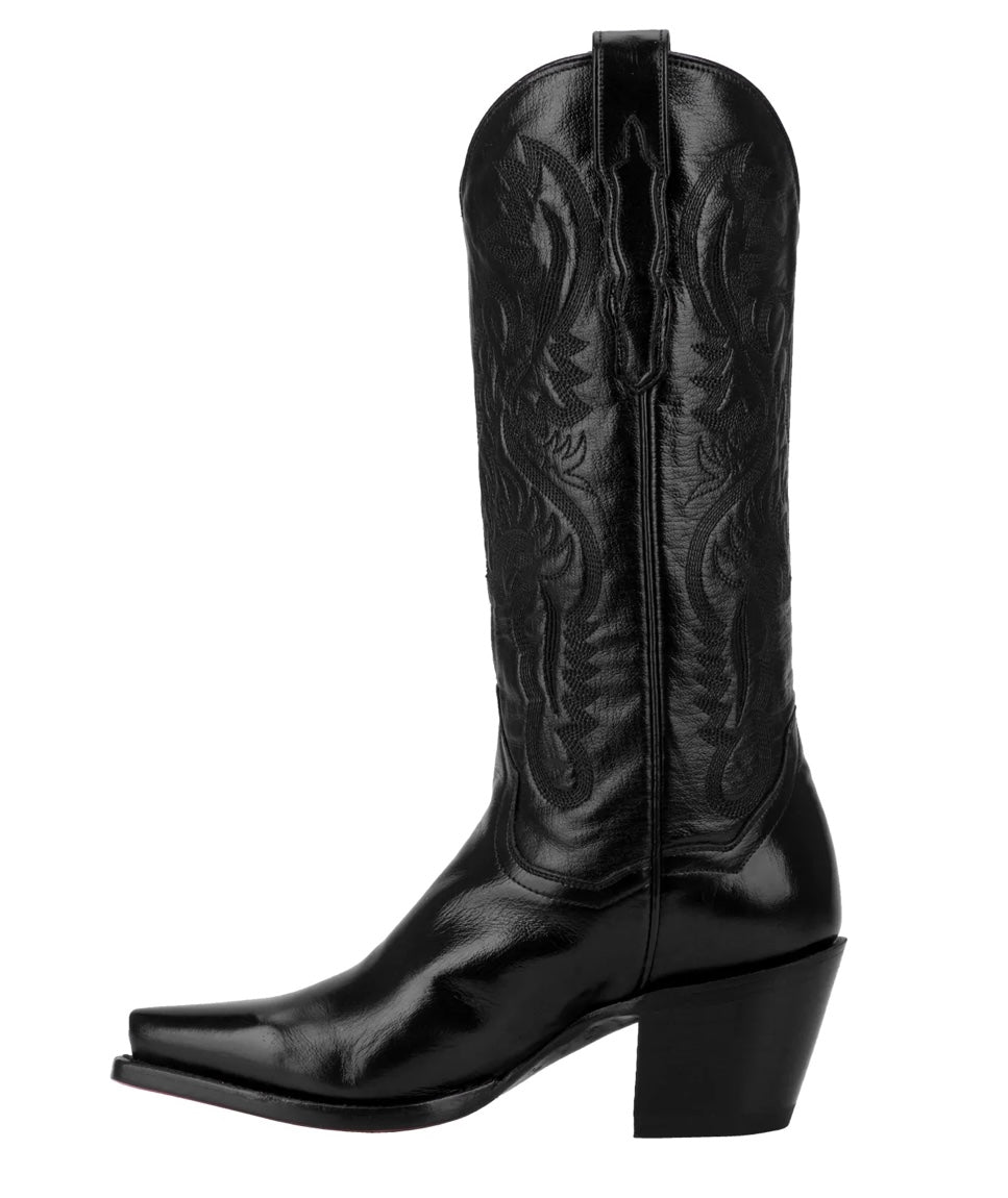 Maria Black Leather Boot by Dan Post