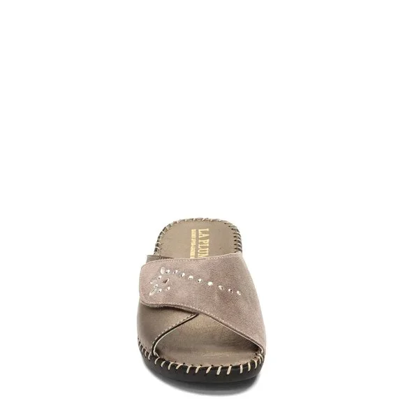 La Plume grey Croco Torino Shoe