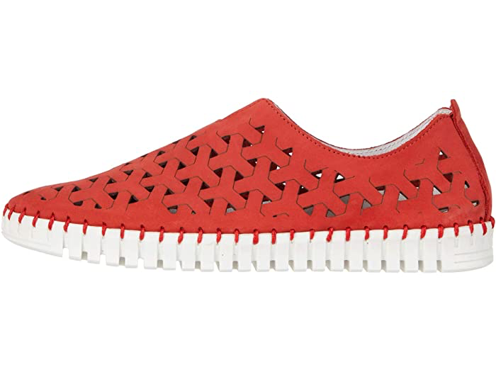 Eric Michael Inez Sneakers- Red Nubuck