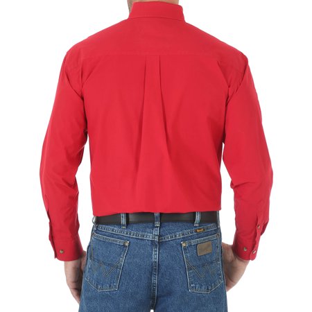 Men's Wrangler George Strait Shirt - Red
