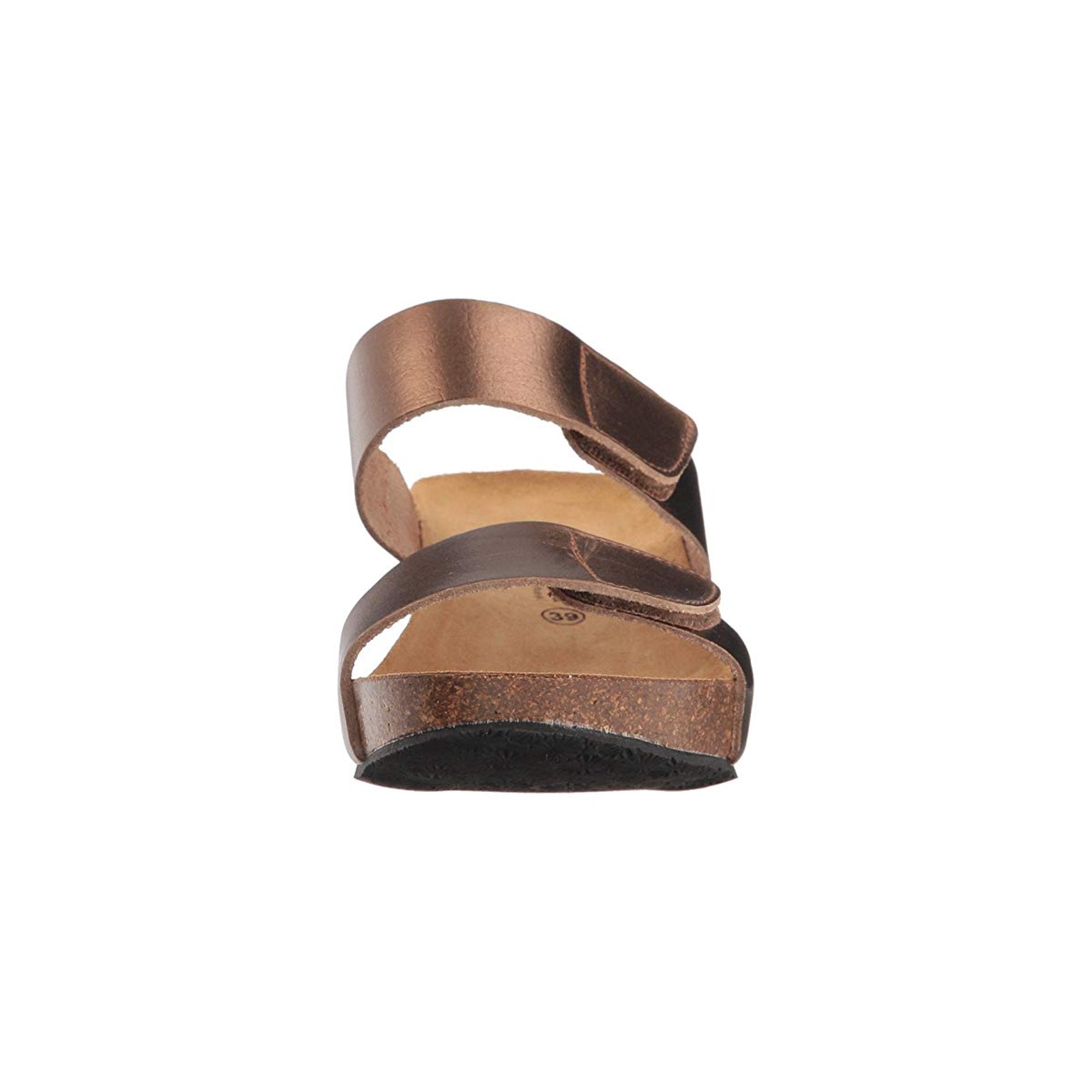 Eric Michael Liat Bronze Wedge Sandal