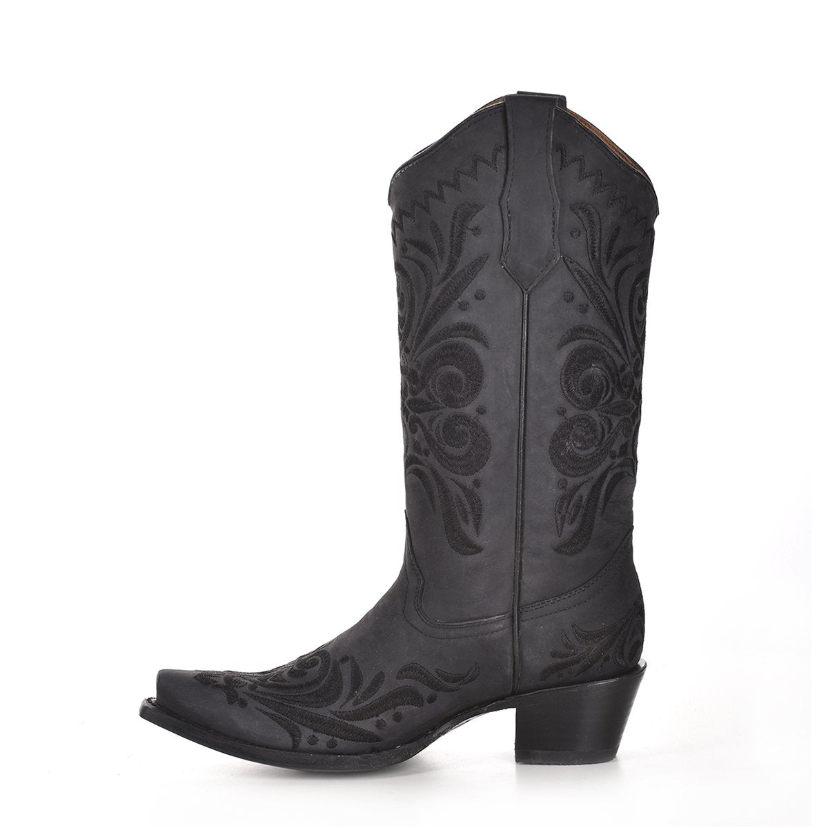 Women's Circle G Black Embroidery Boots