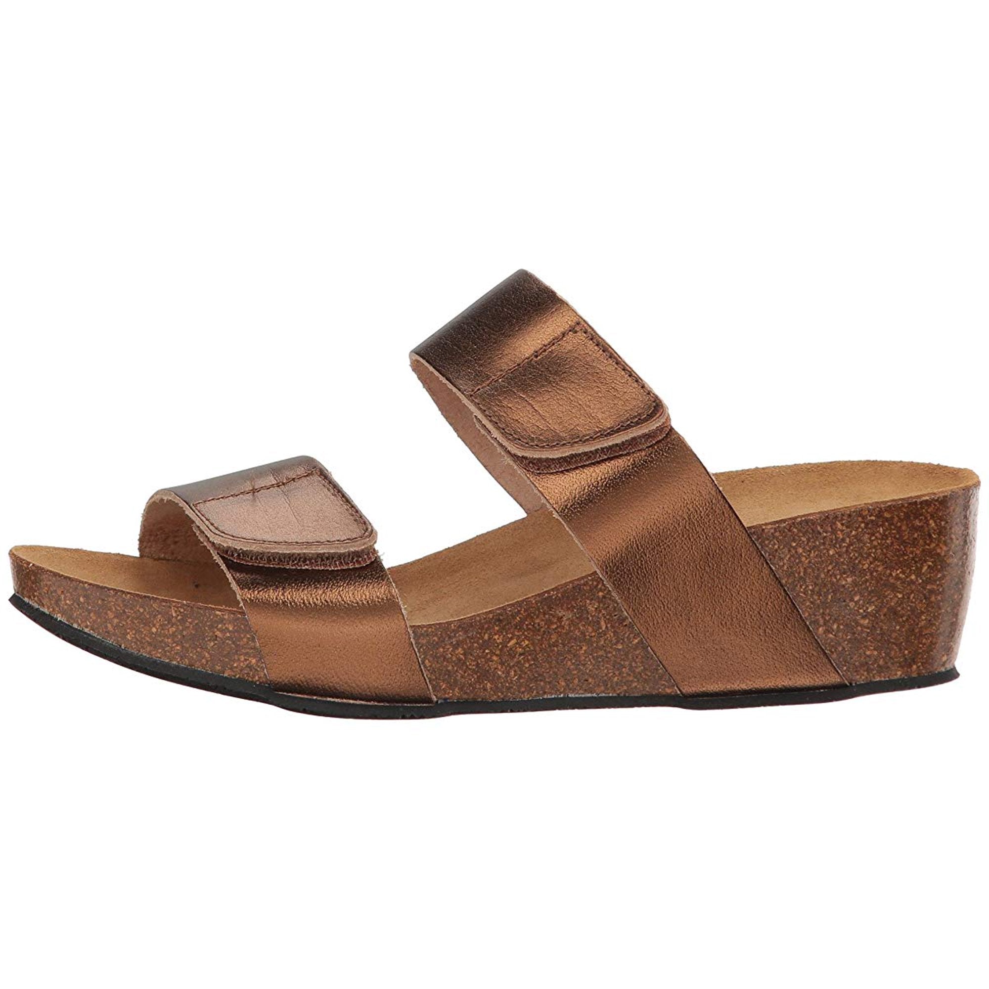 Eric Michael Liat Bronze Wedge Sandal