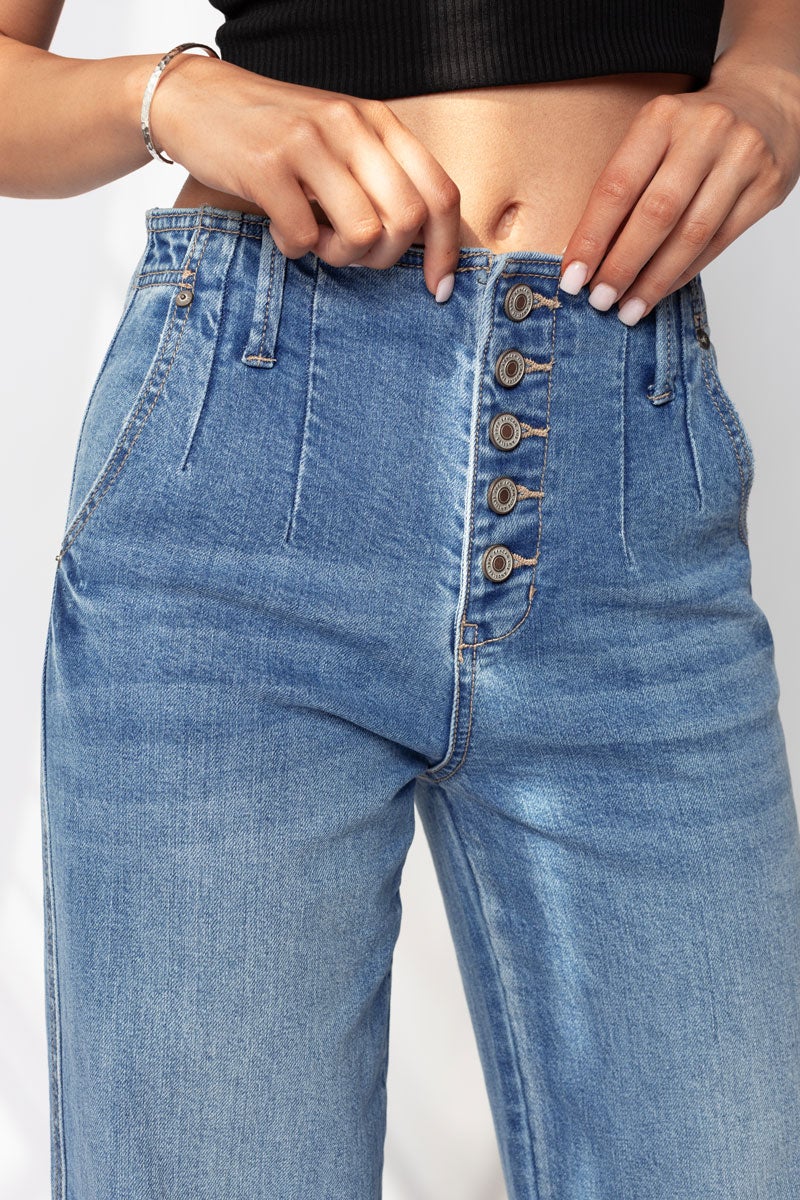 Ultra High Rise Wide Leg Jeans