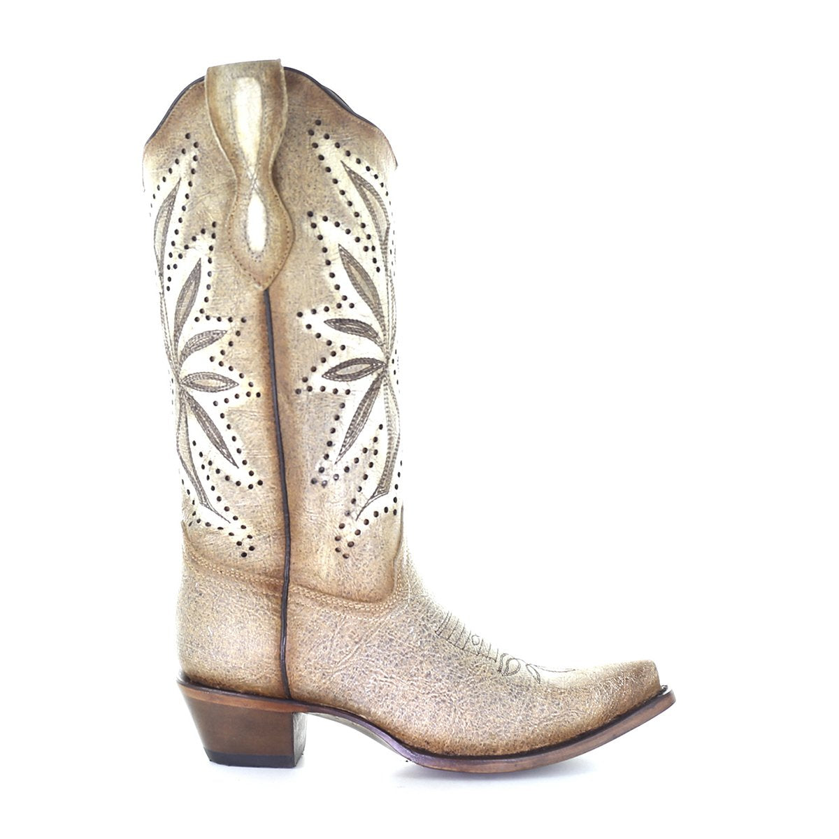 Women's Circle G Straw Laser & Embroidery Boots