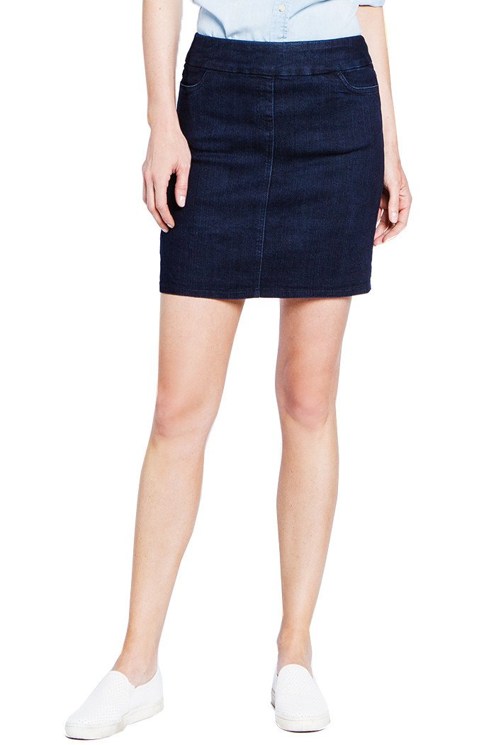 SLIMSATION Pull On DENIM SKORT