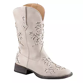 Vintage White Kennedy Ladies Boot by Roper