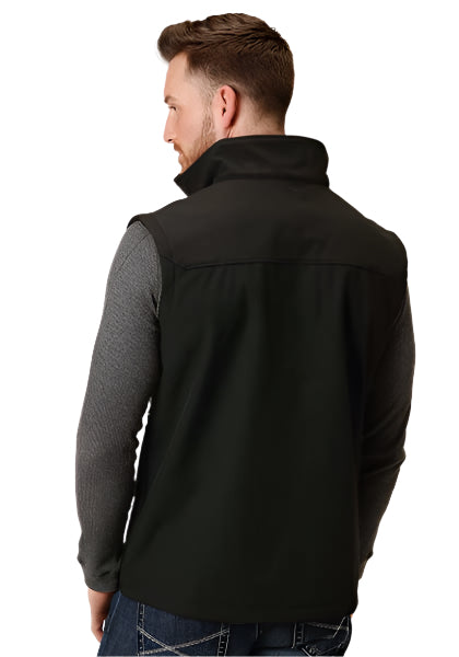 Men's Hi Tech Fleece Black Vest