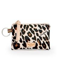 Mona Brown Leopard Teeny Pouch