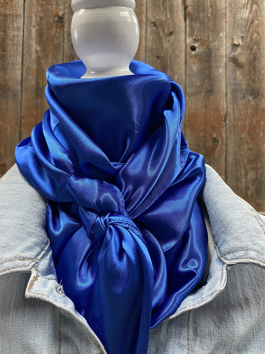 Solid Royal Blue Wild Rag/Scarf