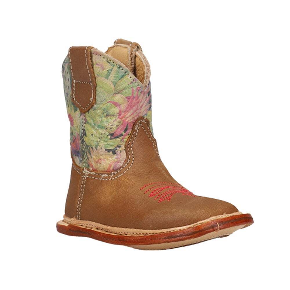 Roper Cowbaby Prickly Floral Infant Girls Boots