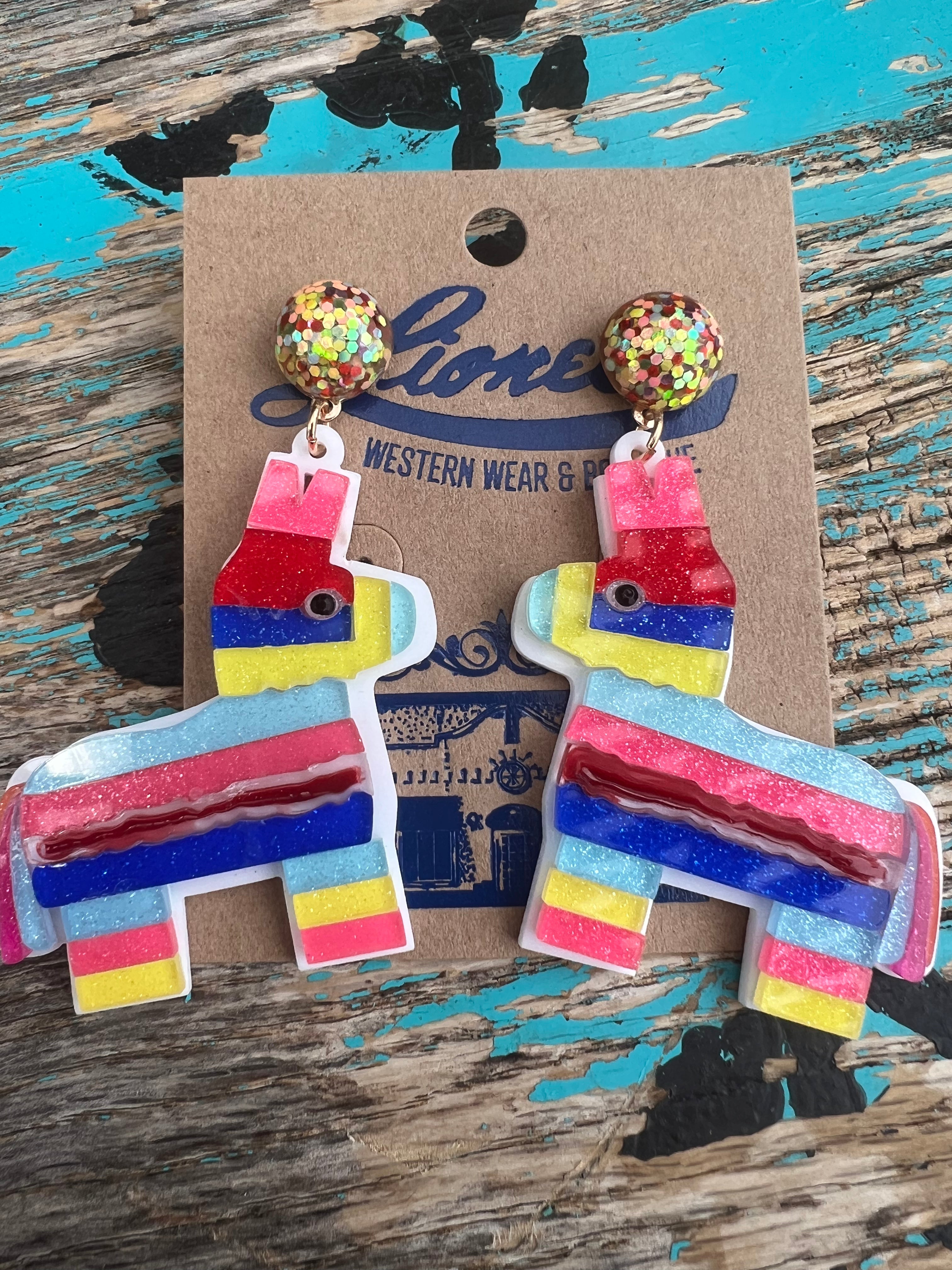 Colorful Donkey Earrings