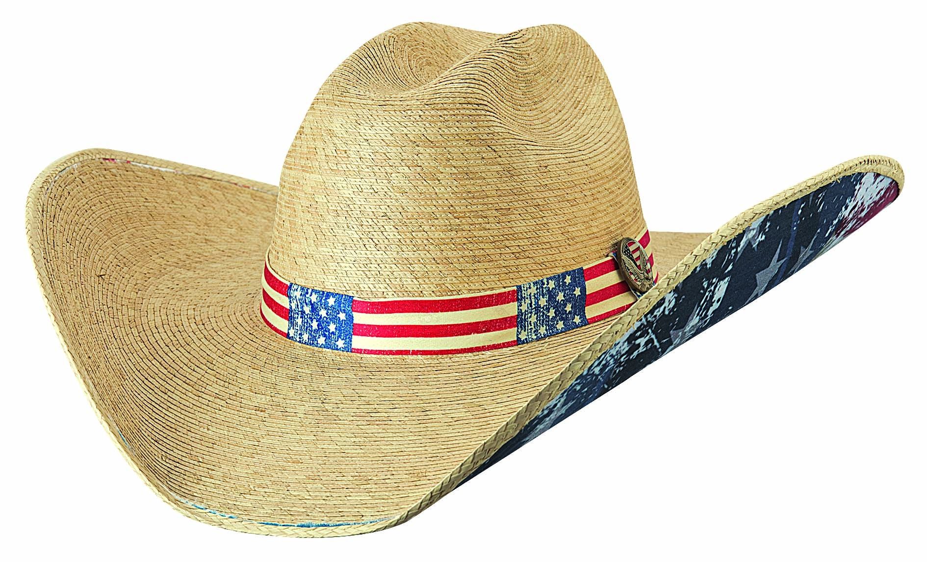 Bullhide Truly American Patriotic Straw Cowboy Hat