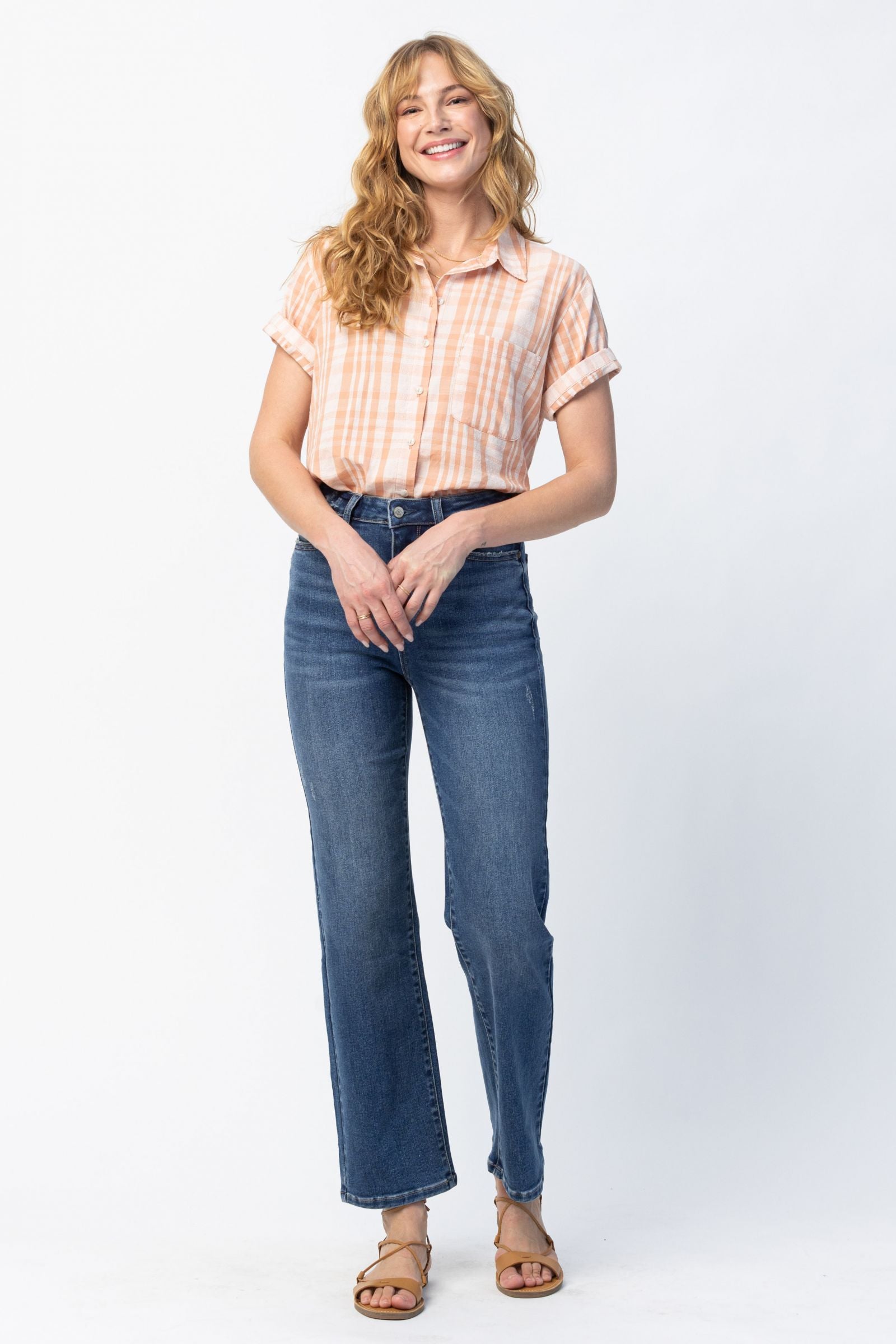 Judy Blue High Waisted Dad Fit Jean