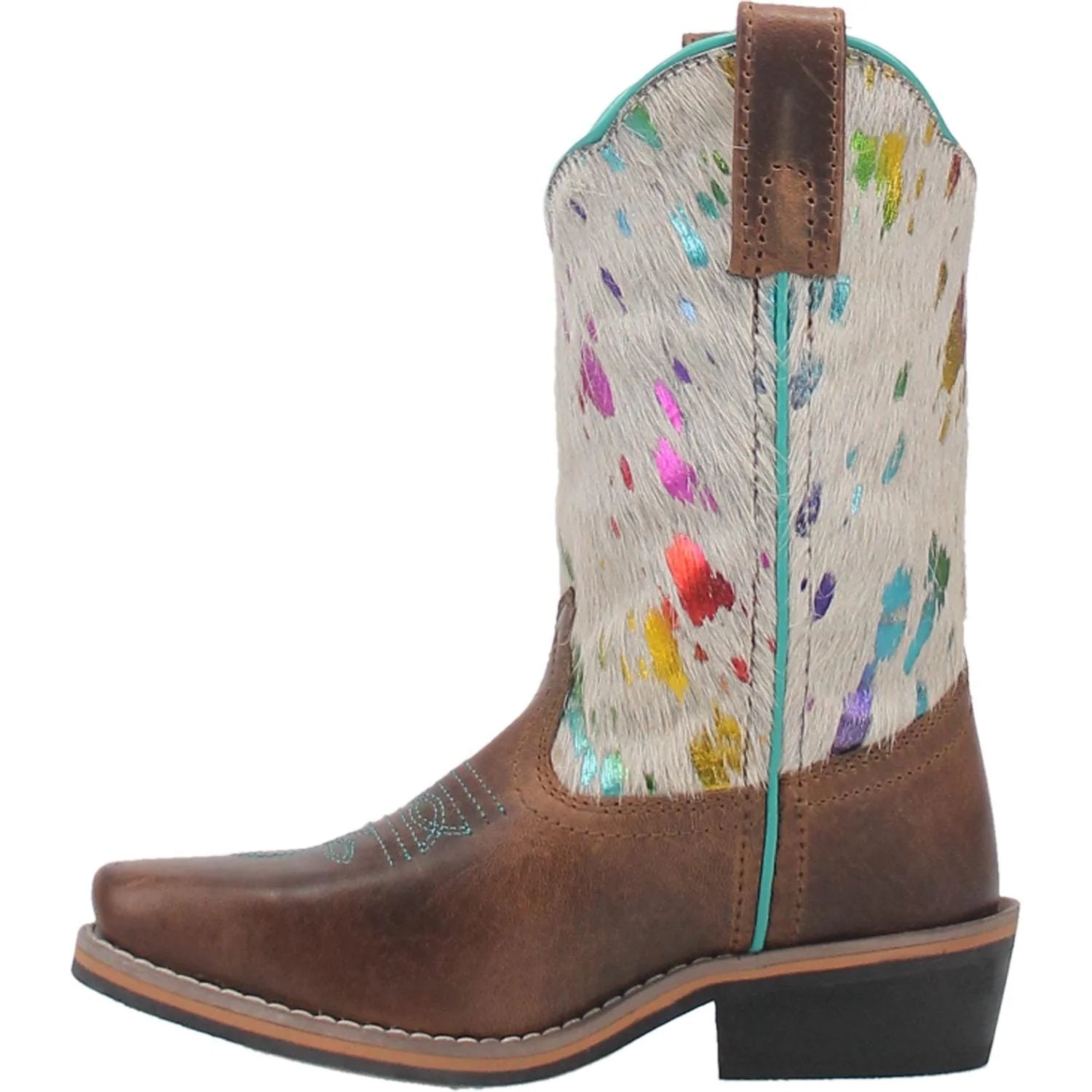 Dan Post Rainbow Hair Leather Children's Boots